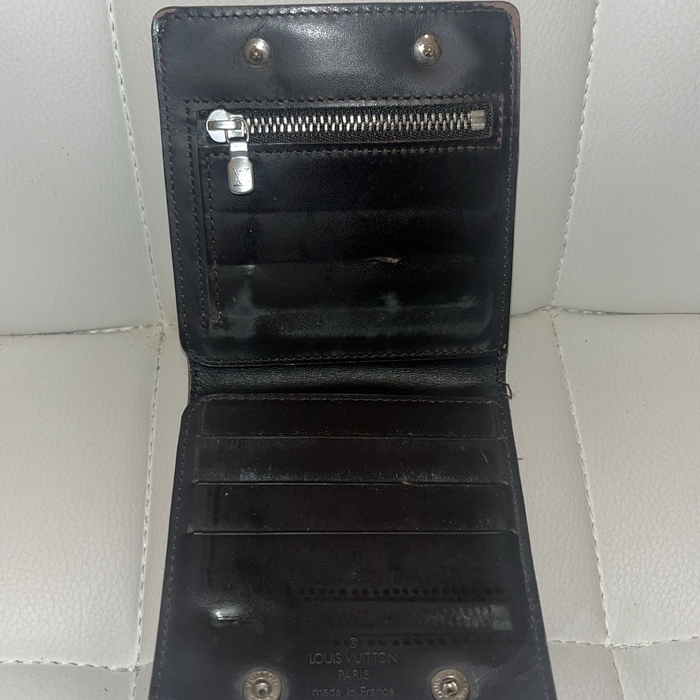 Louis Vuitton Dark Brown Monogram Matte Wallet - Picture 5 of 16